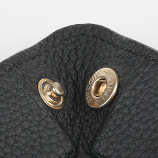 Refael Leather Tray – Black, Orange & Dark Green