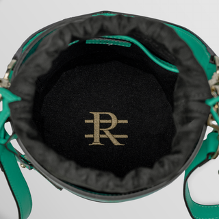 Rozi – Mint Green Nappa Leather Bucket Crossbody Bag | Refael
