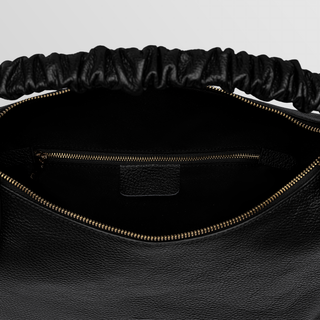 Sarita – Black | Handmade Leather Shoulder Bag