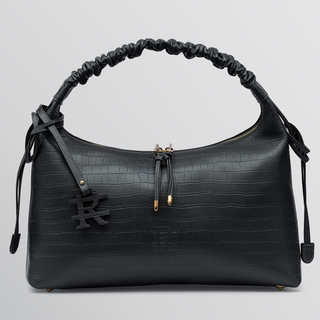 Sarita – Dark Grey | Handmade Nappa Leather Shoulder Bag