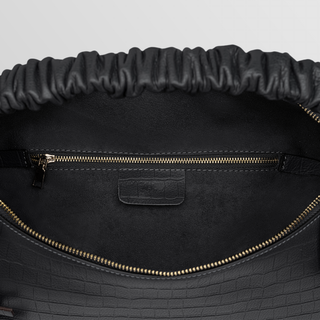 Sarita – Dark Grey | Handmade Nappa Leather Shoulder Bag