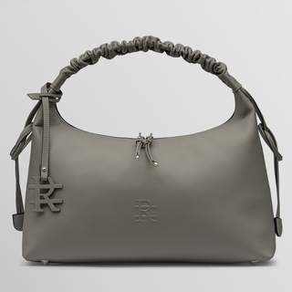 Sarita – Taupe | Handmade Nappa Leather Shoulder Bag | Refael